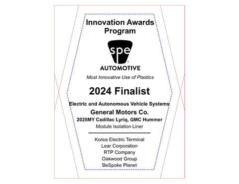 41 Electric and Autonomous Vehicle Systems: Module Isolation Liner - 2024 Finalist