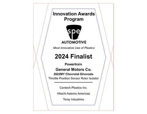 44 Powertrain: Throttle Position Sensor Rotor Isolator - 2024 Finalist