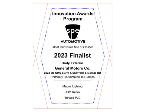 51 Body Exterior:  Uniformly Lit Animated Tail Lamps - 2023 Finalist