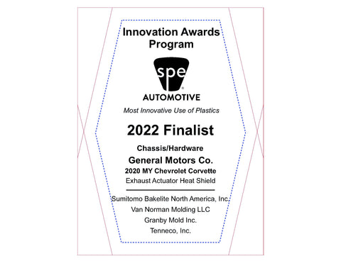 1 Chassis/Hardware: Exhaust Actuator Heat Shield - 2022 Finalist