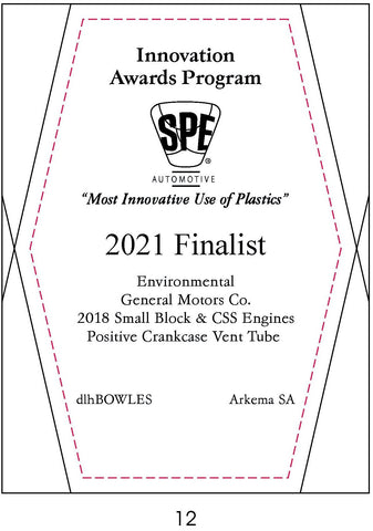12 Environmental: Positive Crankcase Vent Tube - 2021 Finalist
