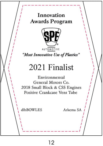 12 Environmental:  Positive Crankcase Vent Tube - 2021 Finalist