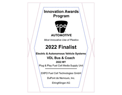 20 Electric & Autonomous Vehicle Systems: Plug & Play Fuel Cell Media Supply Unit - 2022 Finalist