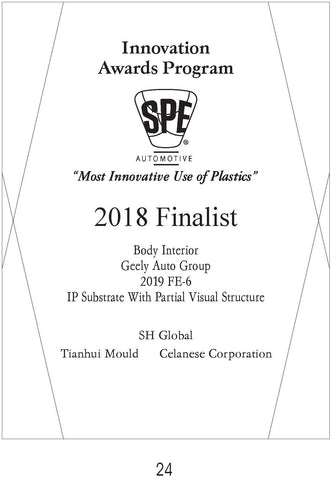 24 Body Interior:  IP Substrate With Partial Visual Structure - 2018 Finalist