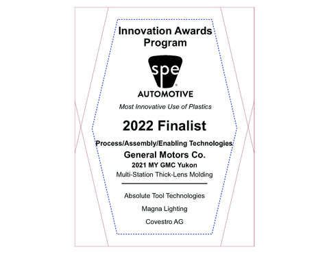 32 Process/Assembly/Enabling Technologies: Multi-Station Thick-Lens Molding - 2022 Finalist