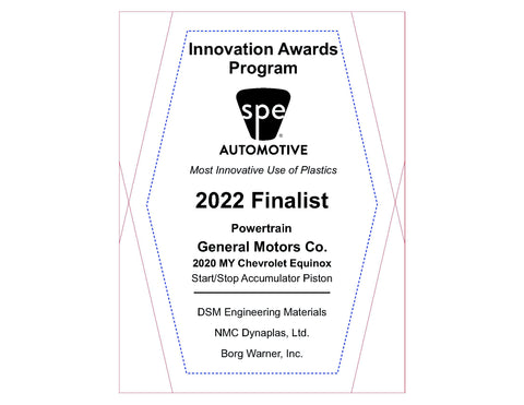 44 Powertrain: Start/Stop Accumulator Piston - 2022 Finalist