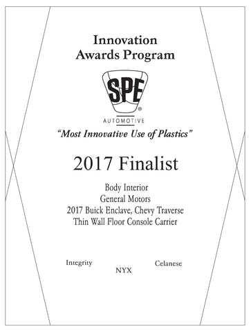 4 Body Interior: Thin Wall Floor Console Carrier - 2017 Finalist