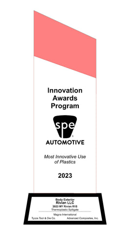35 Body Exterior:  Thermoplastic Splitgate - 2023 Category Winner