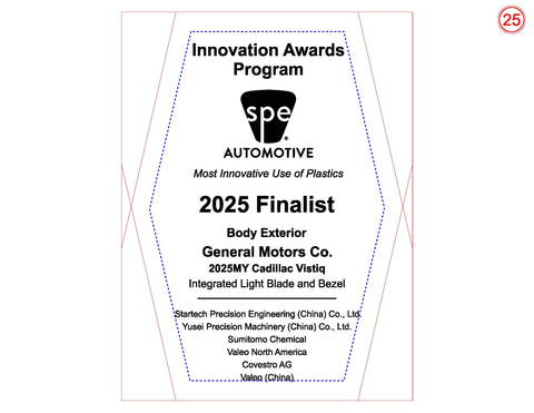 25 Body Exterior: Integrated Light Blade and Bezel - 2025 Finalist