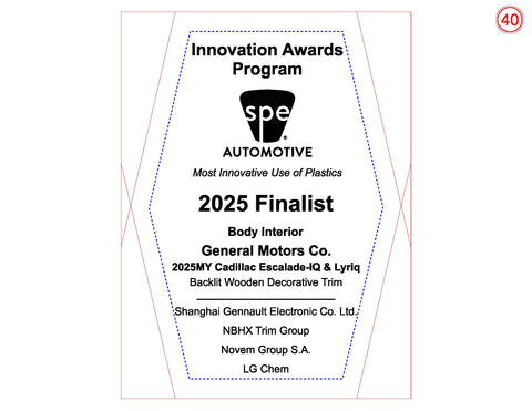 40 Body Interior: Backlit Wooden Decorative Trim - 2025 Finalist