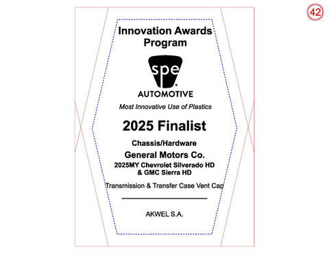 42 Chassis/Hardware: Transmission & Transfer Case Vent Cap - 2025 Finalist