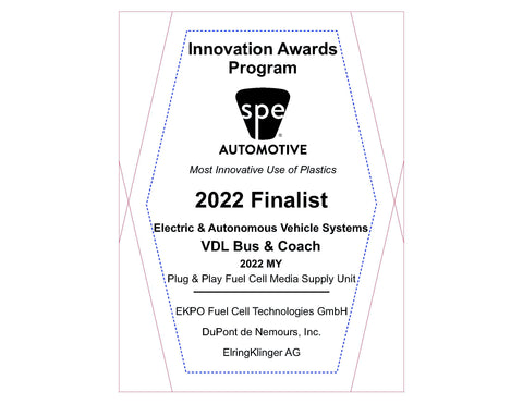 20 Electric & Autonomous Vehicle Systems:  Plug & Play Fuel Cell Media Supply Unit - 2022 Finalist