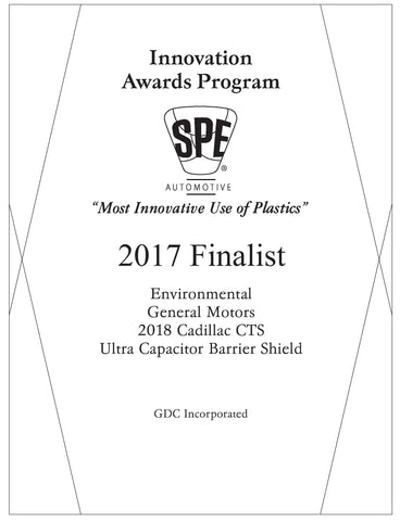 44 Environmental: Ultra Capacitor Barrier Shield - 2017 Finalist
