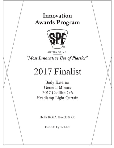 47 Body Exterior: Headlamp Light Curtain - 2017 Finalist