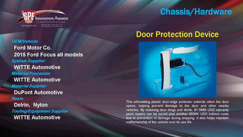 CH Door Protection Device - 2015 Display Plaque