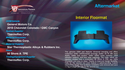 AM Interior Floormat - 2015 Display Plaque