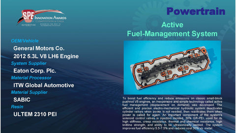 PT:  Active Fuel-Management System - 2016 Display Plaque